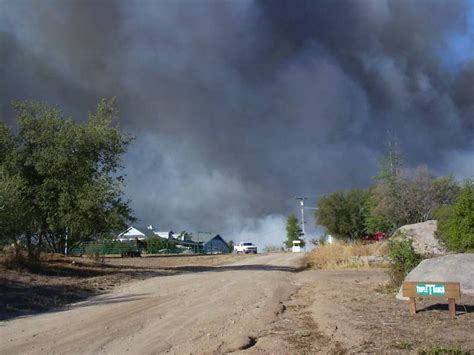 Catastrophic wildfire in witch creek
